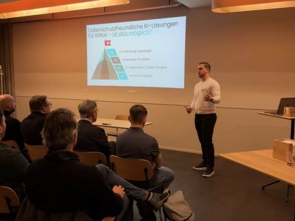 Präsentation über KI-Lösungen für KMUs